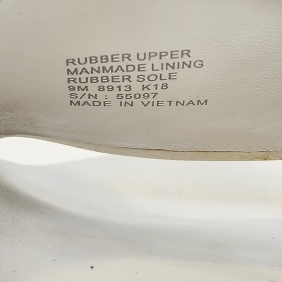 Tory Sport White Cream Embossed Logo Slide Women Size 9M Tory Burch Casual Shoe - Picture 5 of 8